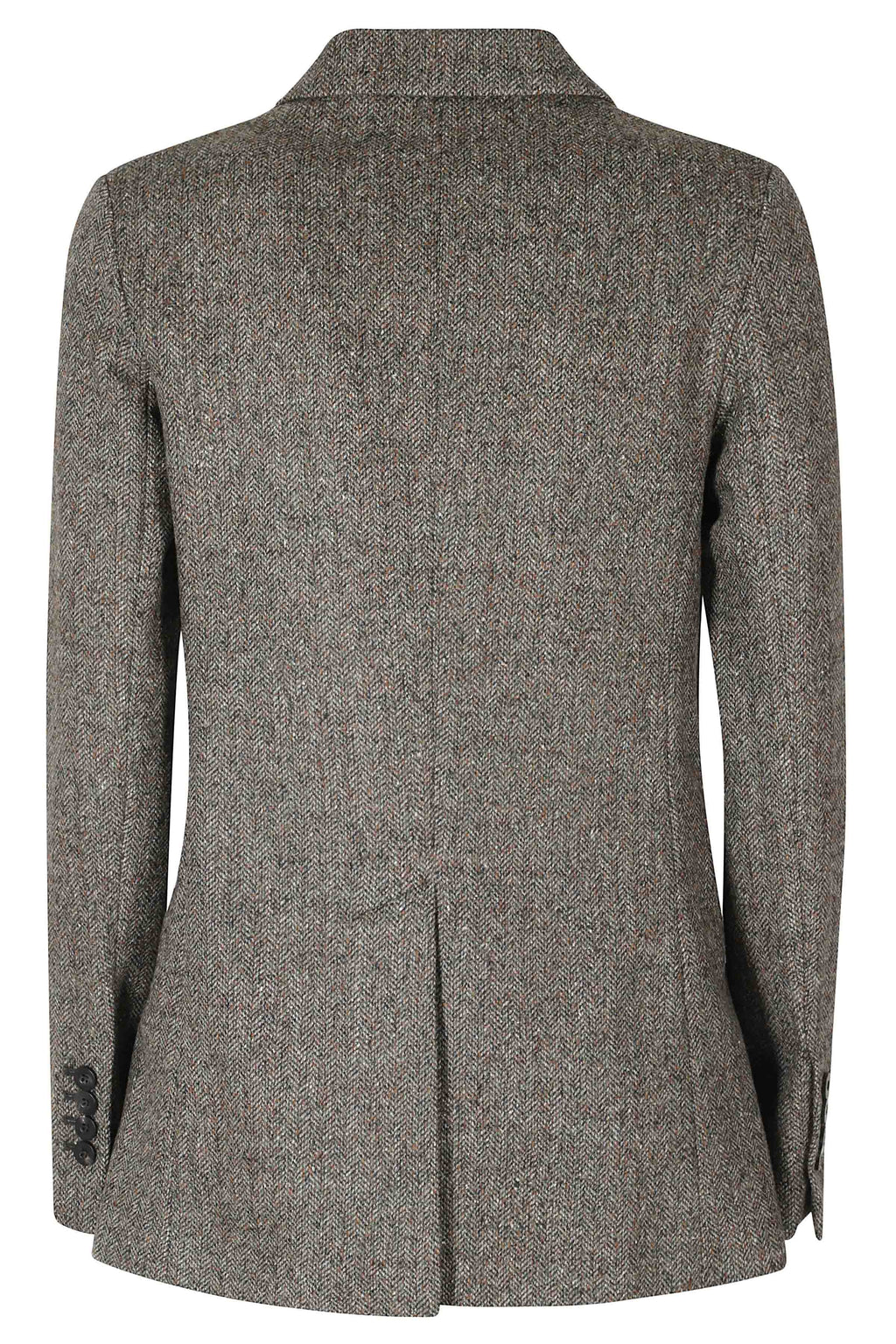 Cotton Structured Double-Breasted Jacket