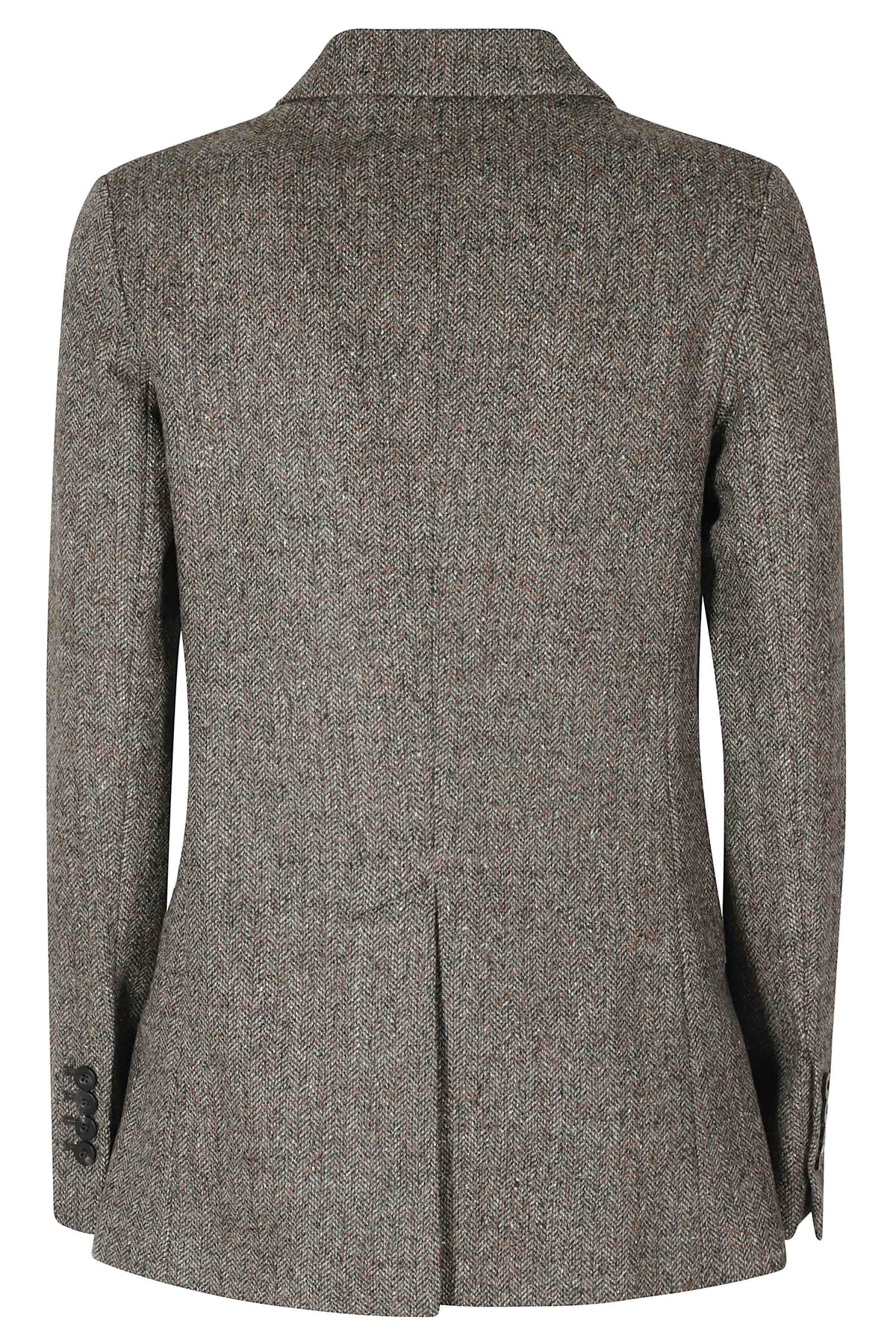 Cotton Structured Double-Breasted Jacket