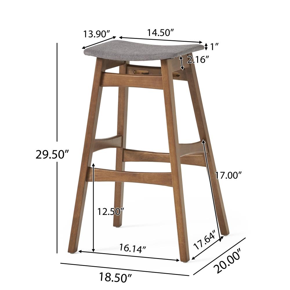 Modern Bar Stools with Durable Frames and Cushioned Seats