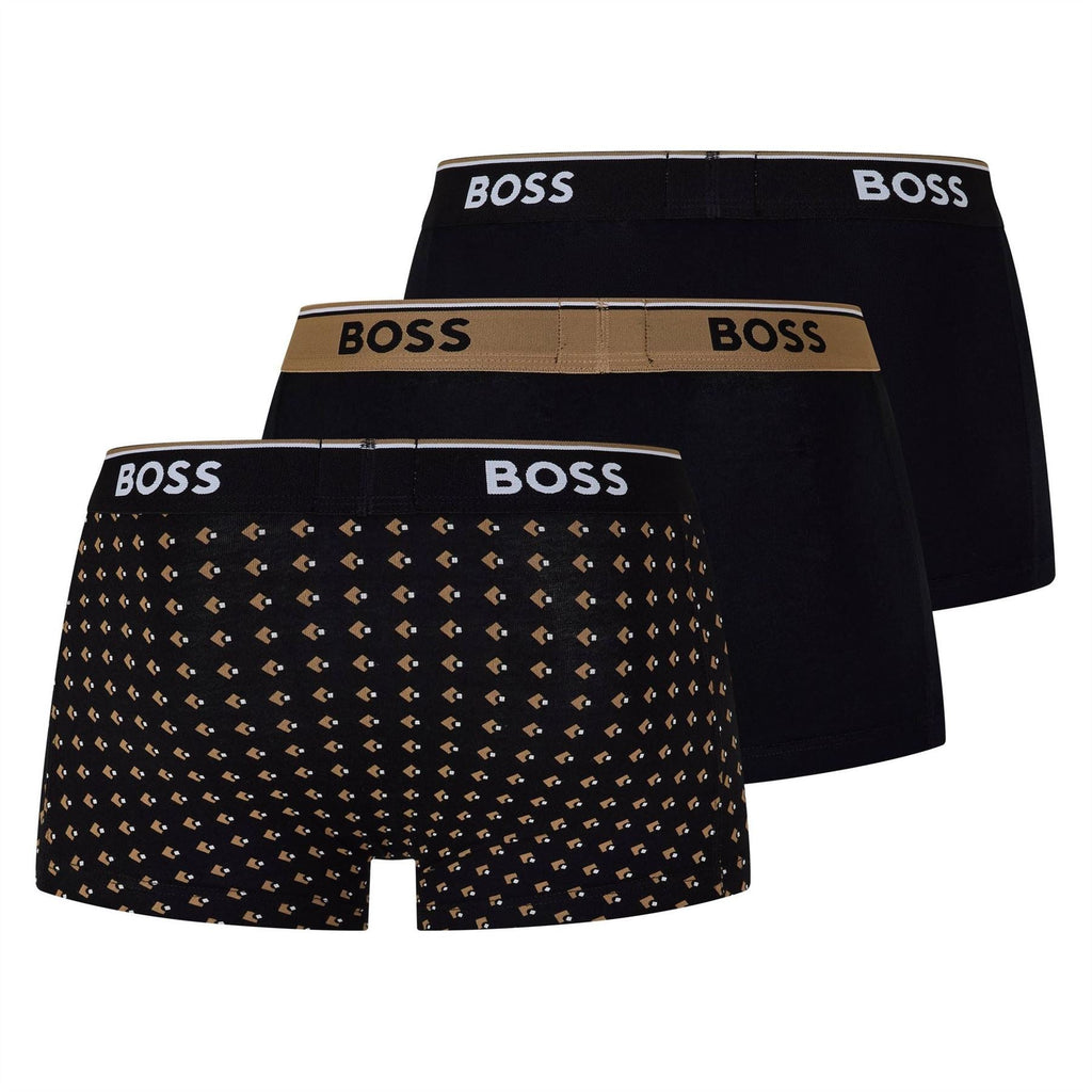 Boss Bodywear 3 Pack Boxer Shorts with Logo Detail