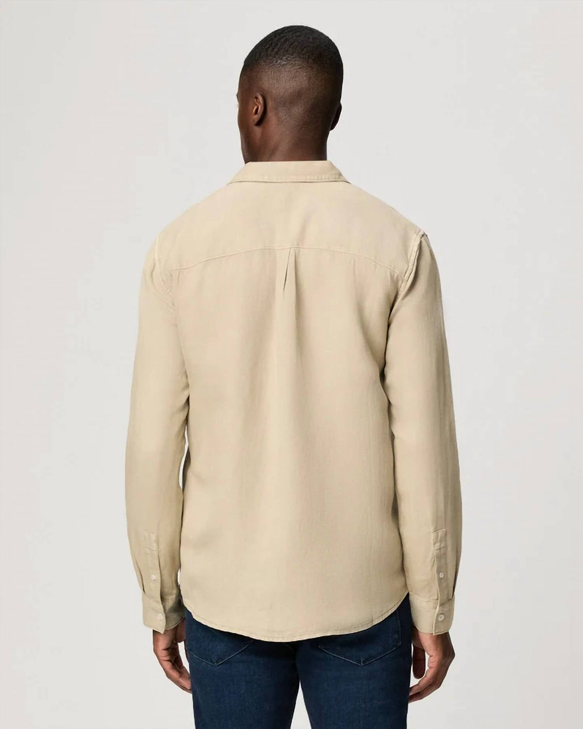 Peters Long-Sleeve Button-Up Shirt In Light Vulcan