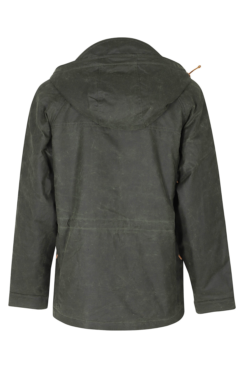 Dark Green Native Waxed Cotton Fisherman Parka