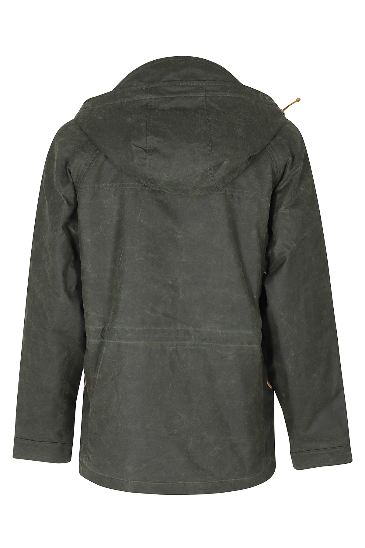 Dark Green Native Waxed Cotton Fisherman Parka