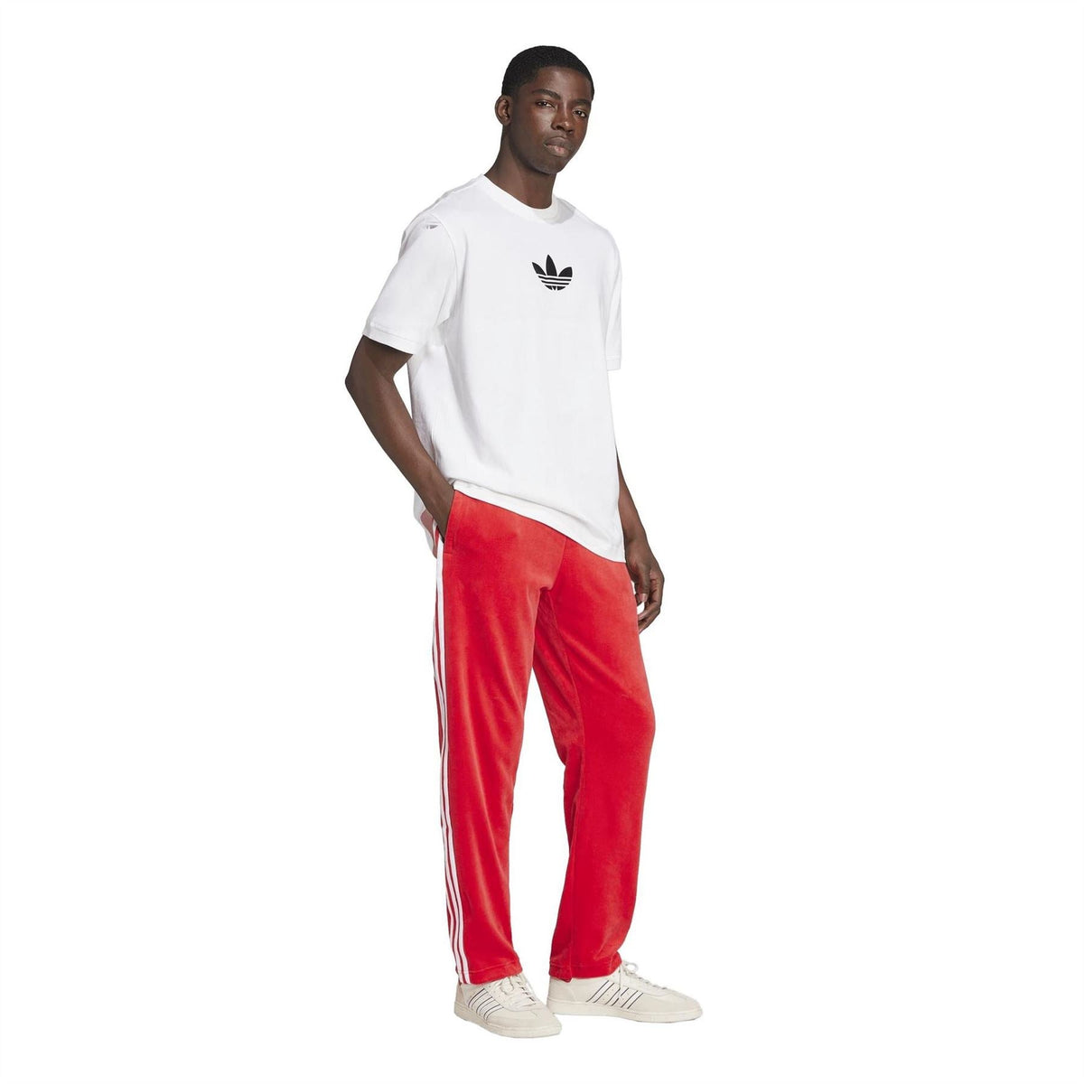 adidas Originals Adicolor Printed Logo Crew Neck Short Sleeve T-Shirt