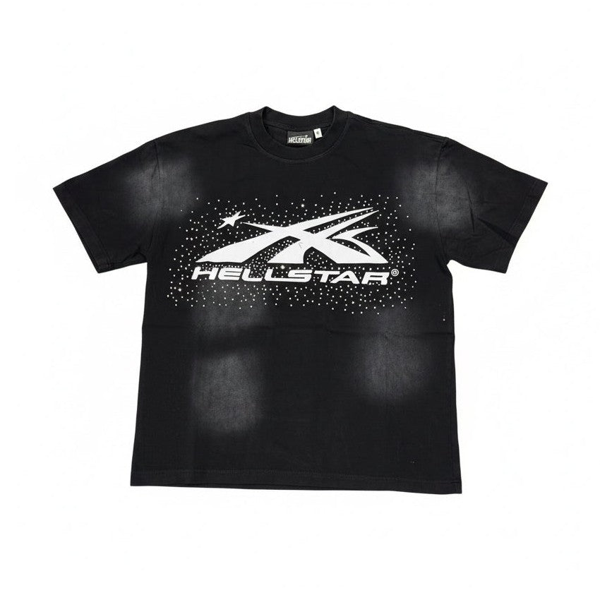 HELLSTAR Logo Bling b&w