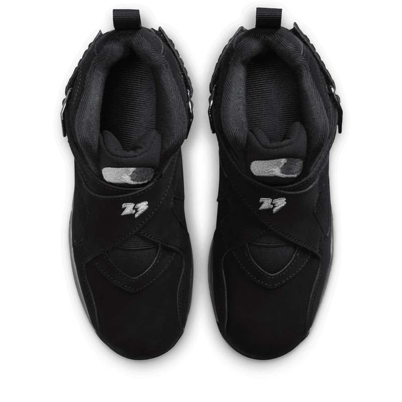 Jordan 8 Retro 'Chrome' (PS) - Black/White