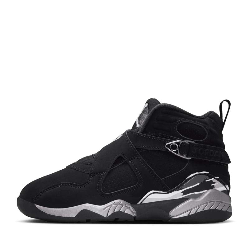 Jordan 8 Retro 'Chrome' (PS) - Black/White