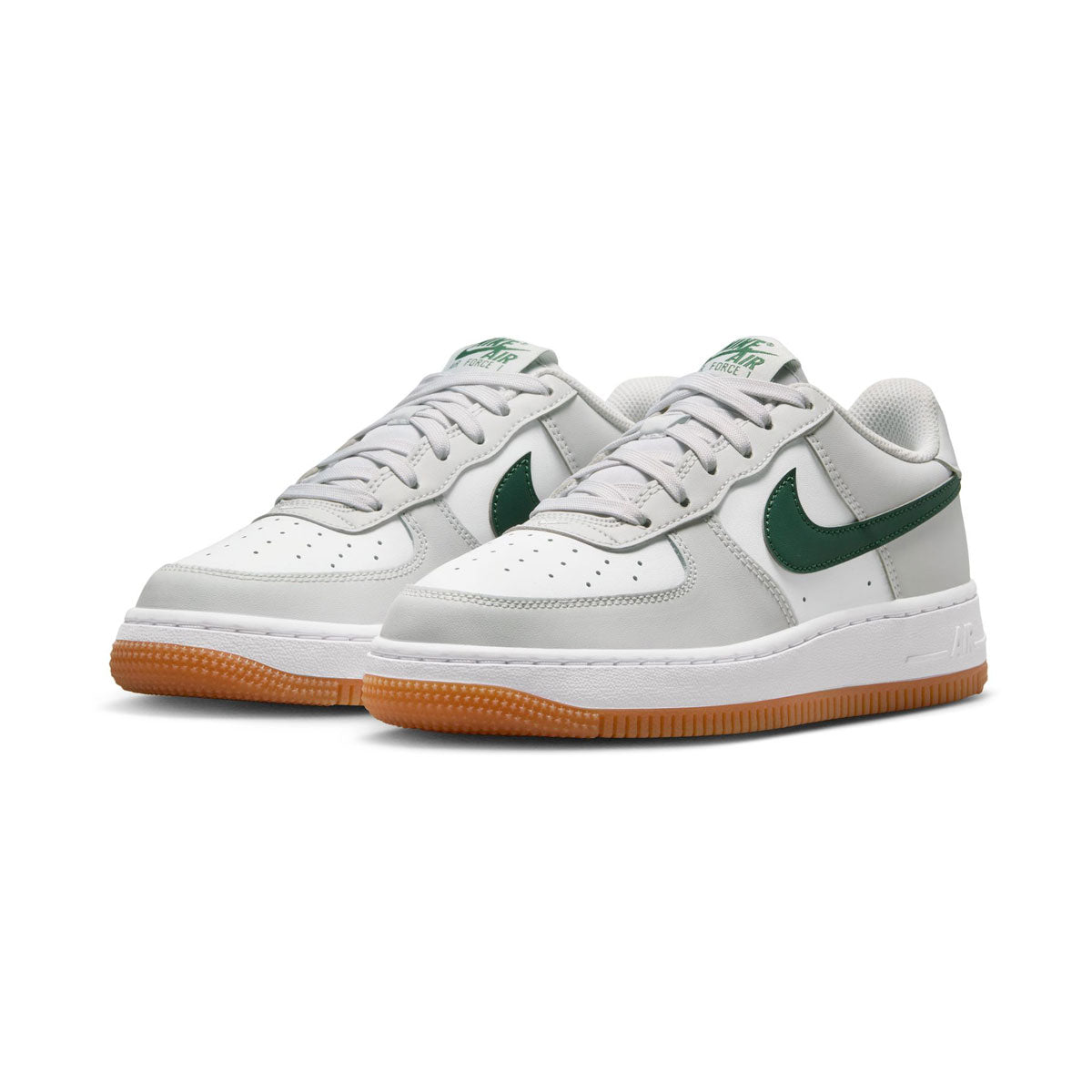 Nike Air Force 1 'Photon Dust Fir Gum White' Big Kids' Shoes