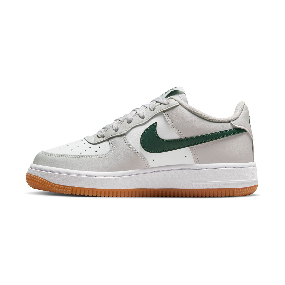 Nike Air Force 1 'Photon Dust Fir Gum White' Big Kids' Shoes