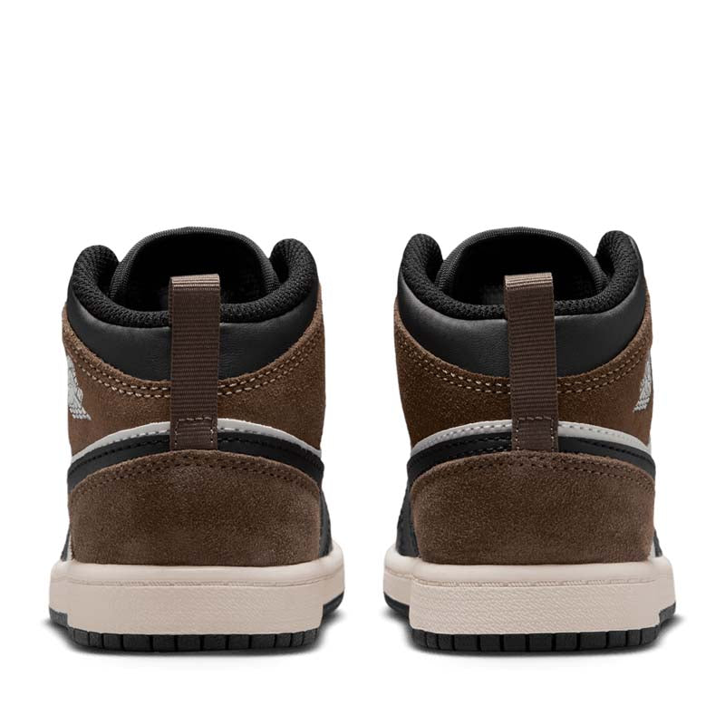Jordan 1 Mid (PS) - Black/Phantom