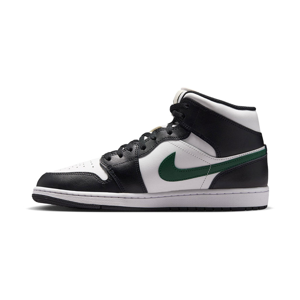 Air Jordan 1 Mid 'Black Gorge Green' Men's Shoes