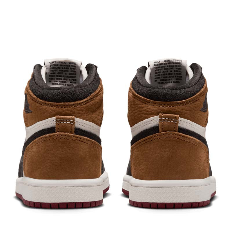 Jordan 1 Retro High OG 'Love Letter' (PS) - Shadow Brown/Team Red