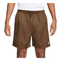 Nike Club Mens Woven Flow Shorts with Pockets (Khaki Brown)