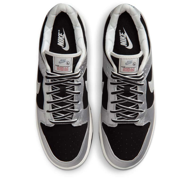 Nike Dunk Low Retro 'Varsity' - Metallic Silver/Black