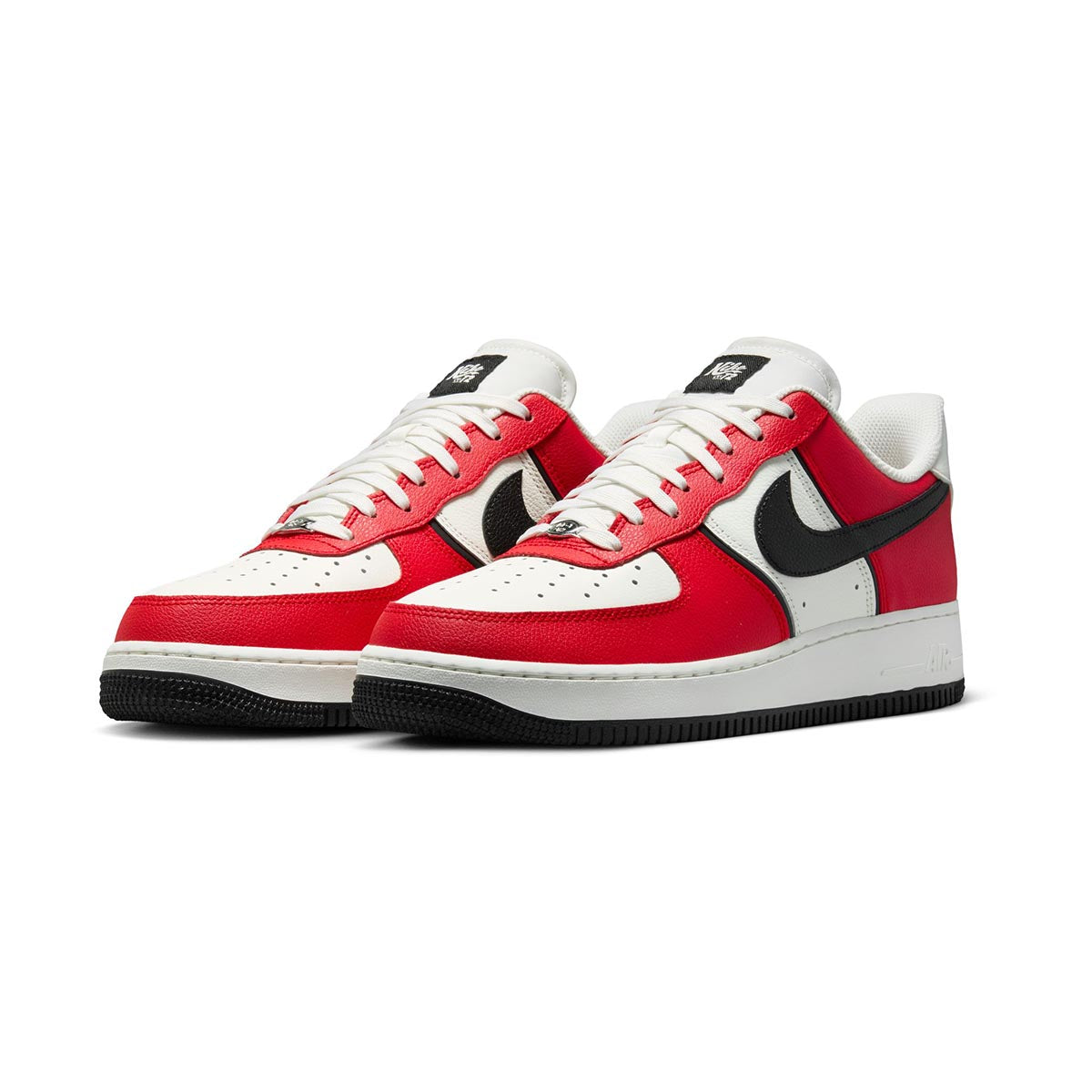 Nike Air Force 1 '07 LV8 'University Red Sail Black' Men's Shoes