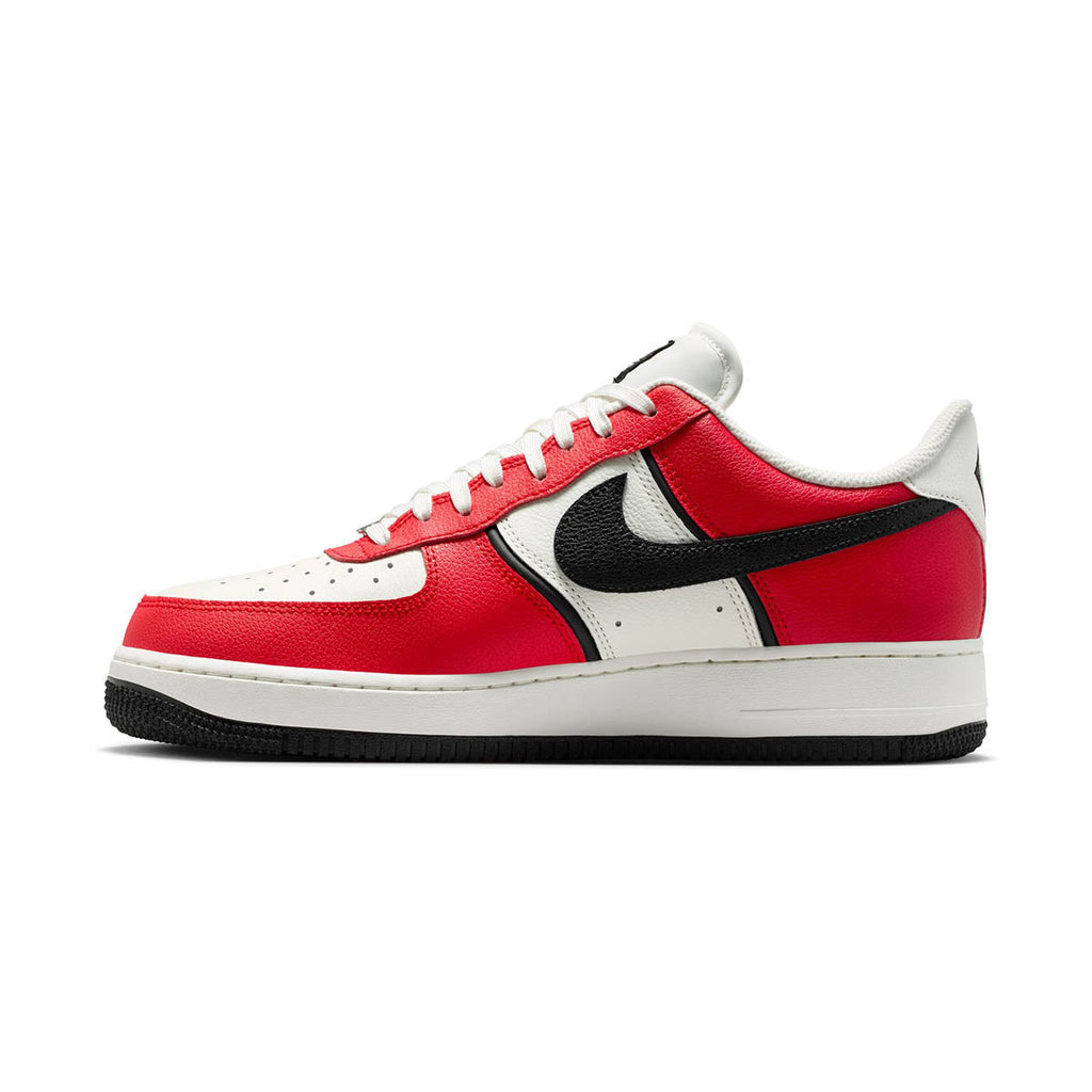 Nike Air Force 1 '07 LV8 'University Red Sail Black' Men's Shoes