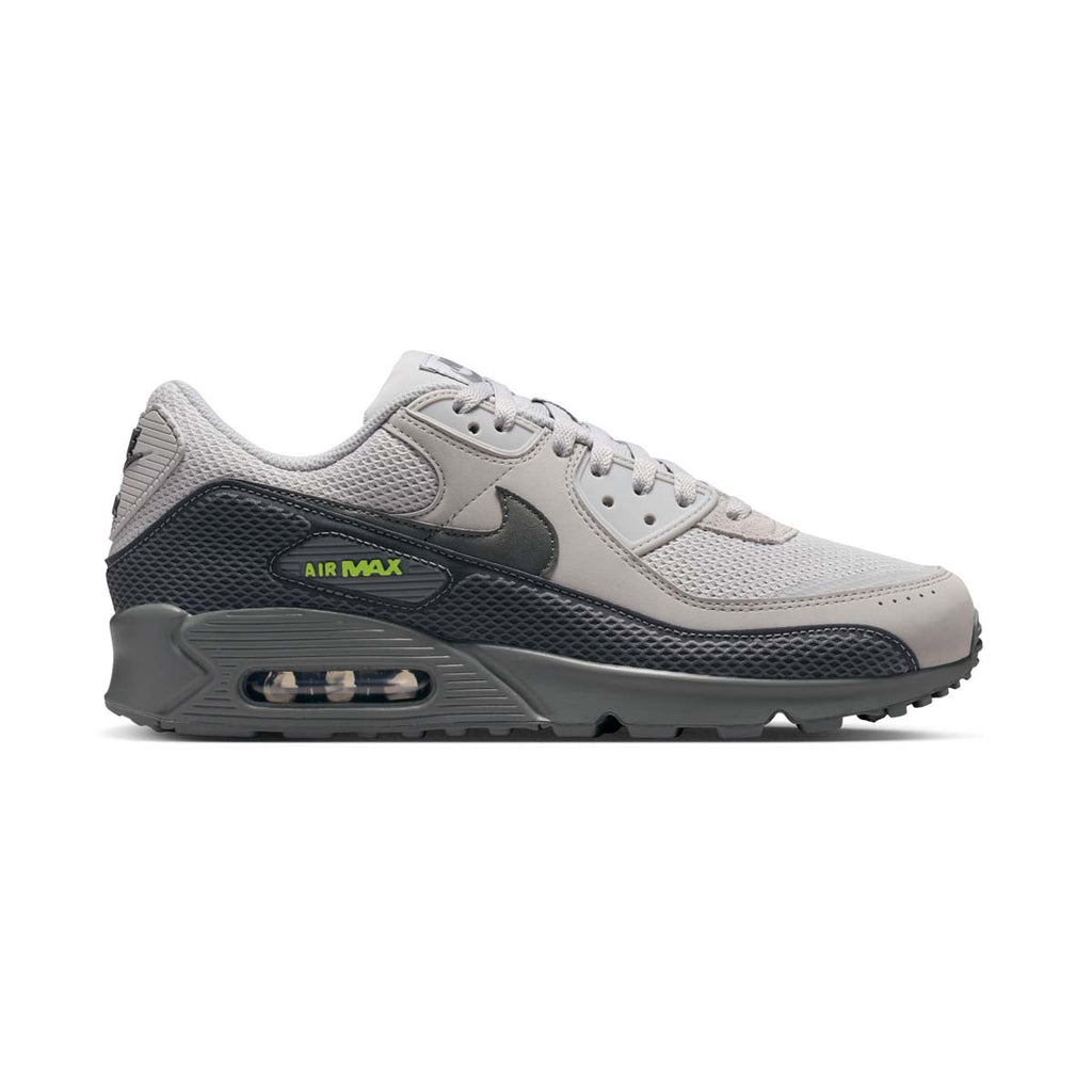 Nike Air Max 90 Premium 'Light Smoke Grey Volt' Men's Shoes