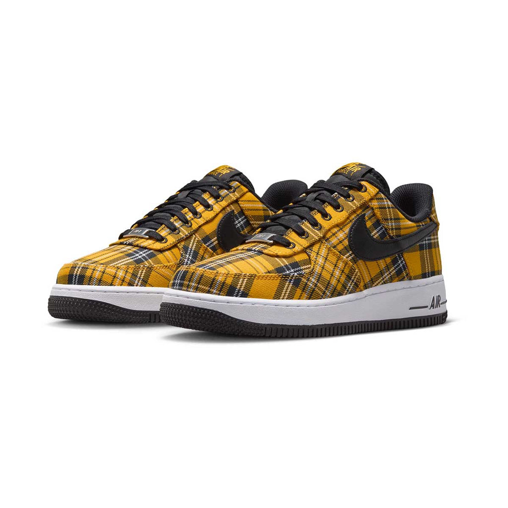 Nike Air Force 1 '07 'Clueless Yellow Plaid' Women's Shoes