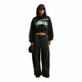 Nike Studio Fleece Women's Cropped Oversized Pullover Hoodie