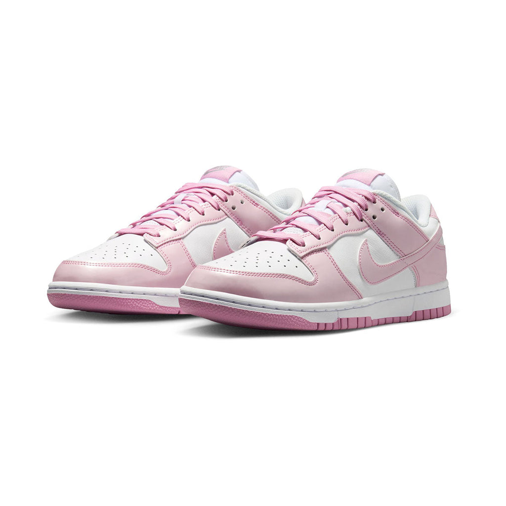 Nike Dunk Low SE 'Patent White Pink Rise' Women's Shoes