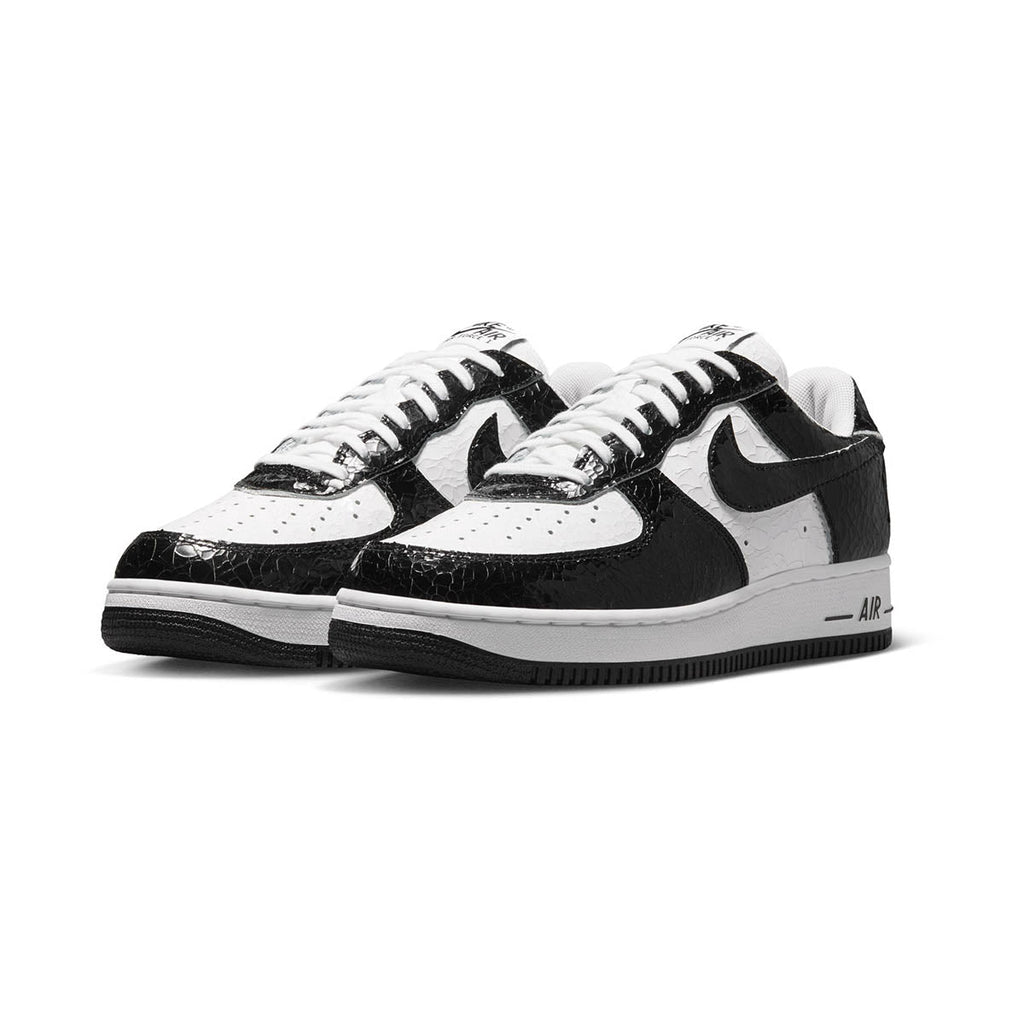 Nike Air Force 1 'Cracked Leather Black White' Men's Shoes