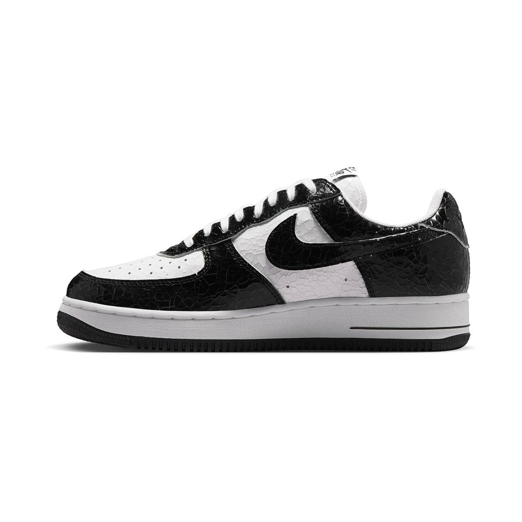 Nike Air Force 1 'Cracked Leather Black White' Men's Shoes