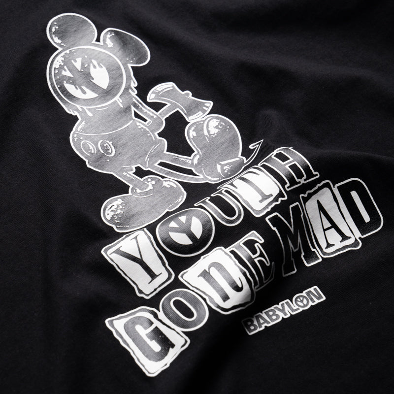 Babylon Youth Gone Mad Tee - Jet Black