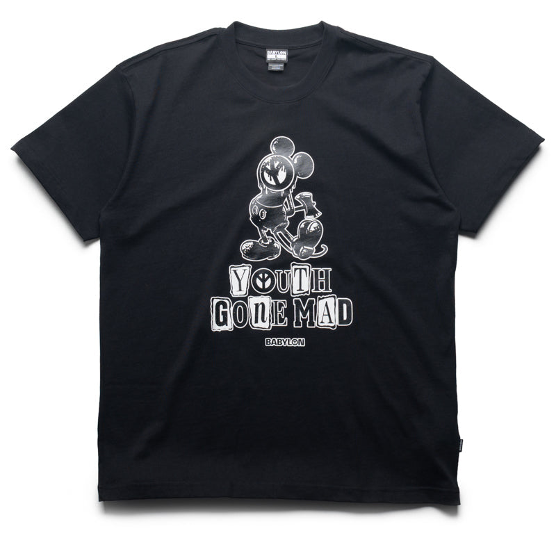 Babylon Youth Gone Mad Tee - Jet Black