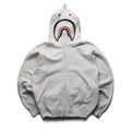 A Bathing Ape Shark Full Zip Hoodie - Ivory