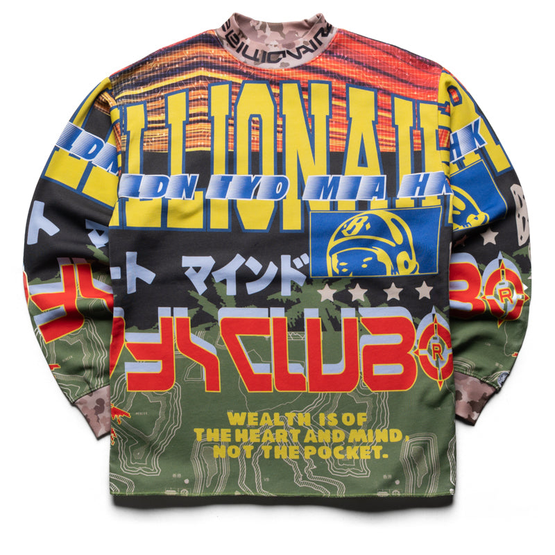 Billionaire Boys Club Northstar L/S Knit Tee - Multi