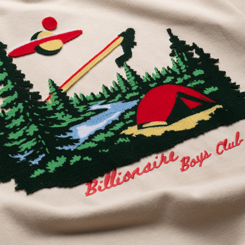 Billionaire Boys Club Astroplane Knit Tee - Ecru