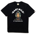 A Bathing Ape ABC Camo Milo Hoodie Tee - Black/Green