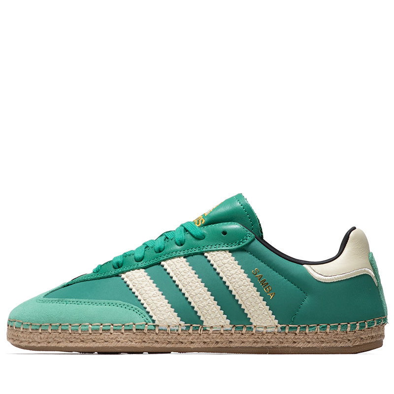 CLOT x Adidas Samba Espadrille - Court Green/Warm Vanilla