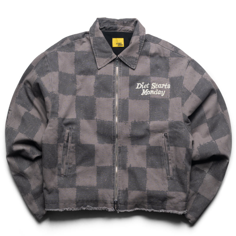 Diet Starts Monday Dylan Jacket - Checkered Grey