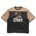Diet Starts Monday Eagle Yoke Tee - Tan/Vintage Black