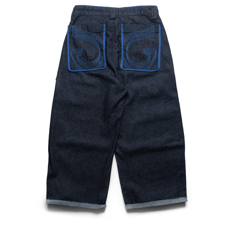 Marithe Francois Girbaud Manifest Denim Pants - Blue/Ink Blue