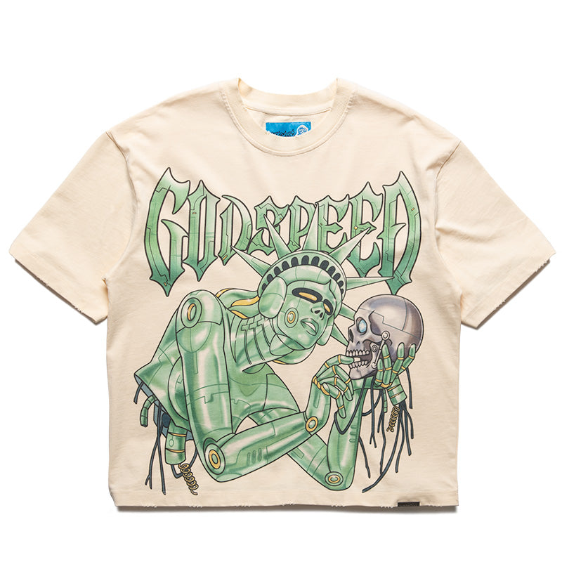 Godspeed New York Freedoms Protocol Tee - Bone
