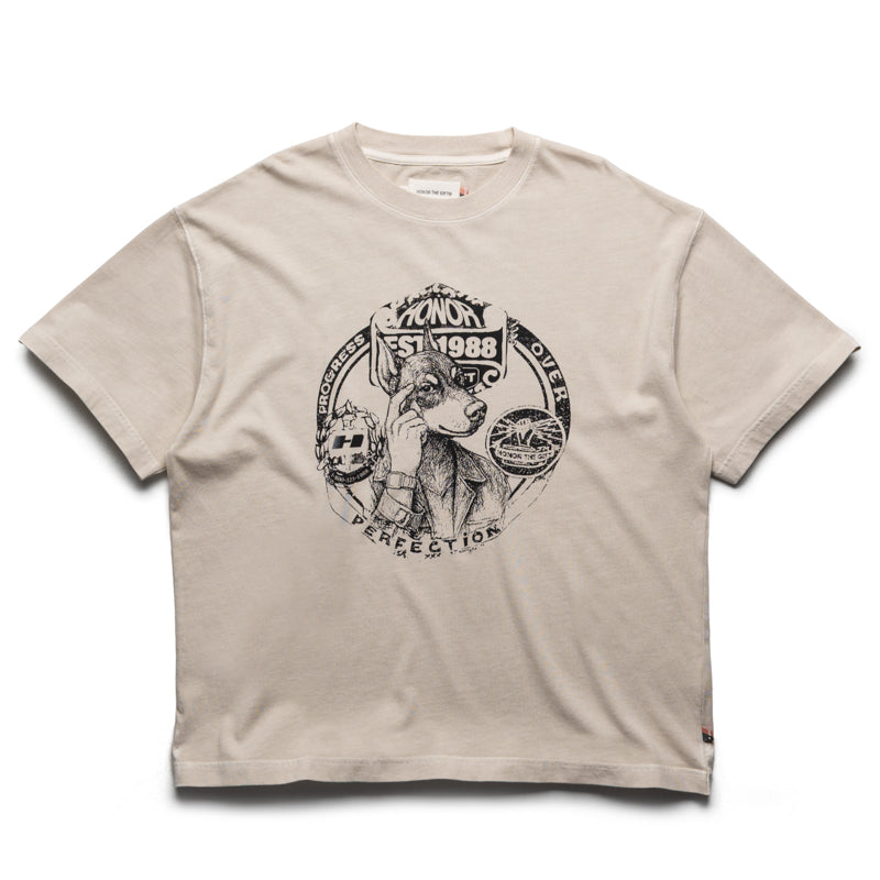 Honor The Gift Progress over Perfection Tee - Cream