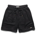 Honor The Gift Pointelle Crochet Drawcord Shorts - Black