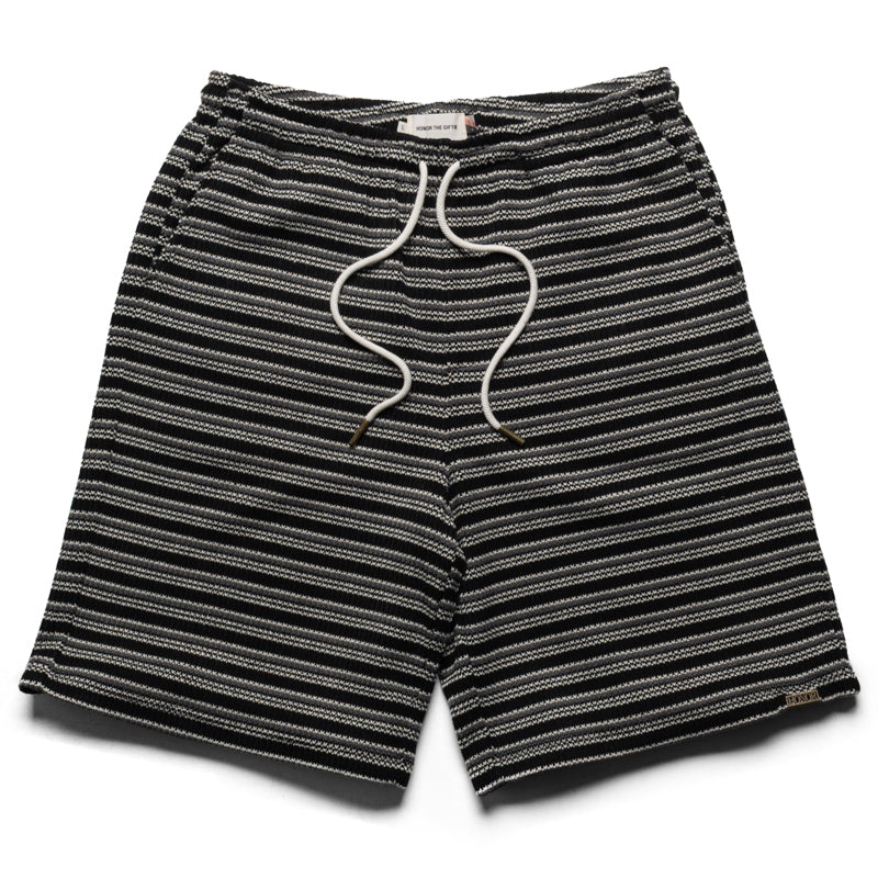 Honor The Gift Speak Striped Shorts - Black