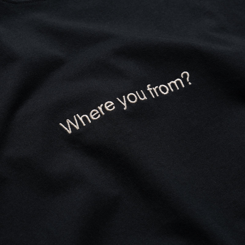 Honor The Gift Where You From Tee - Black