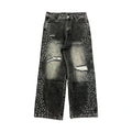 Mixed Emotion "Grey Stone" Baggy Jeans