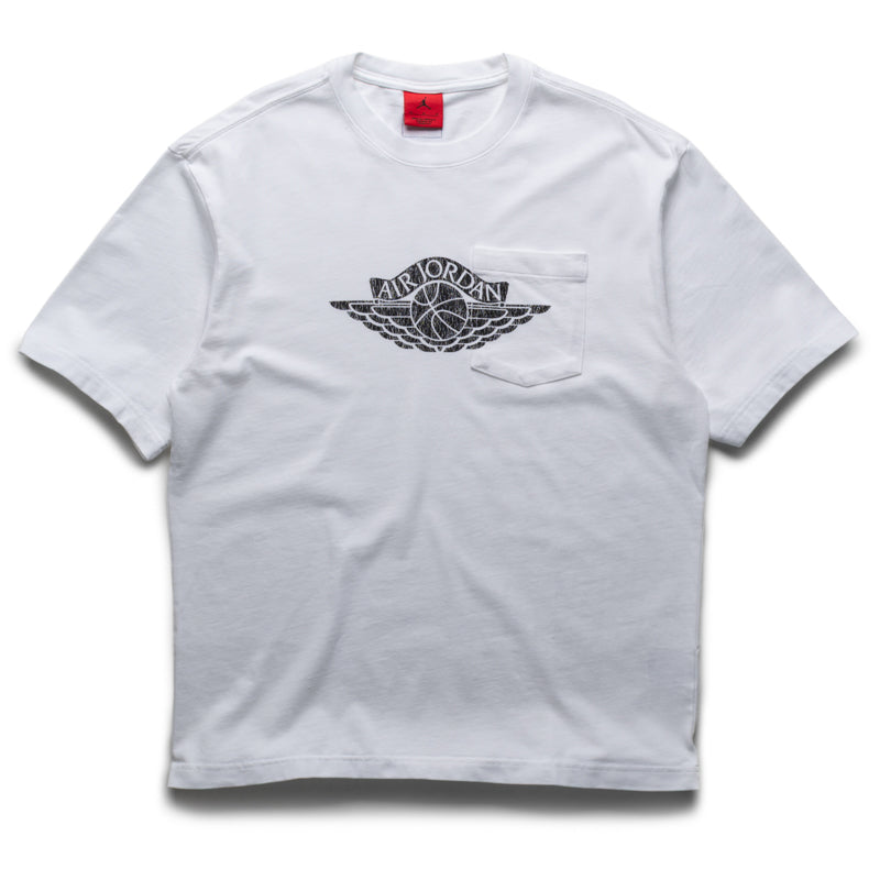 Jordan Flight Essentials Pocket Tee - White/Black
