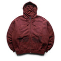 Jordan Full Zip Hoodie - Dark Team Red
