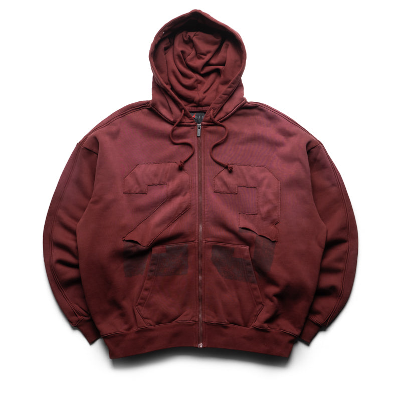 Jordan Full Zip Hoodie - Dark Team Red