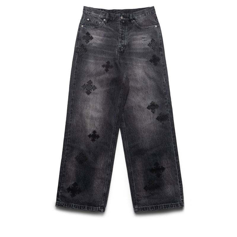 Ksubi Maxx Blakk Metal Kraftwerk Denim Pant - Black