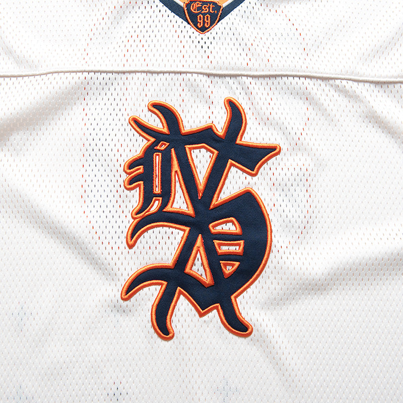 Ksubi Bolter Mesh Duke Jersey - Ecru