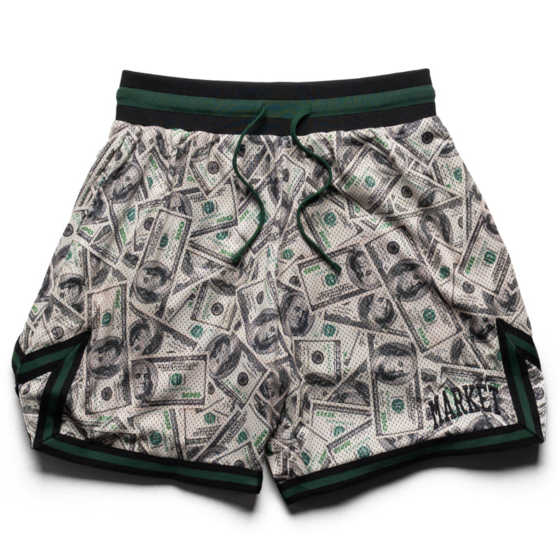 Market Money Arc Game Shorts - Green
