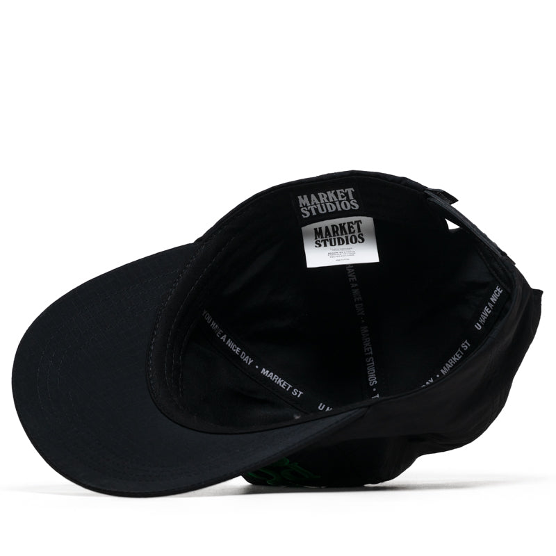 Market x Politics Ripstop 5 Panel Hat - Black