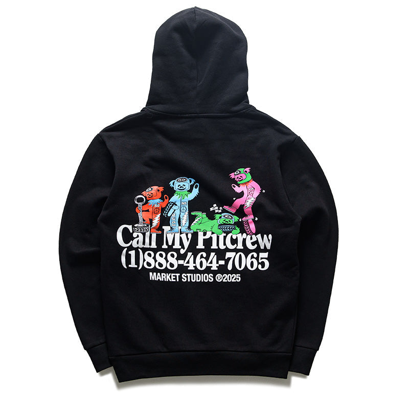 Market x Grateful Dead Call My Pitcrew Hoodie - Black